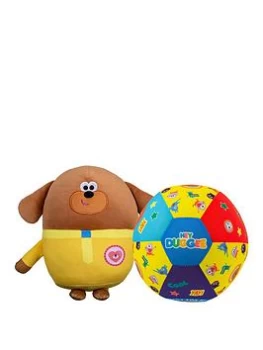 Image of Hey Duggee Duggee Hug Squashy Soft Toy & Hey Duggee Fun Sounds Ball Soft Toy Bundle (2142S & 1983), One Colour