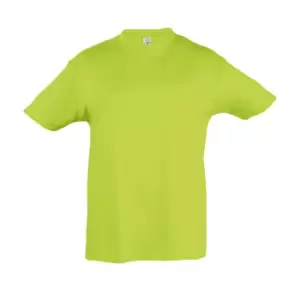 Image of SOLS Kids Regent Short Sleeve T-Shirt (2yrs) (Apple Green)