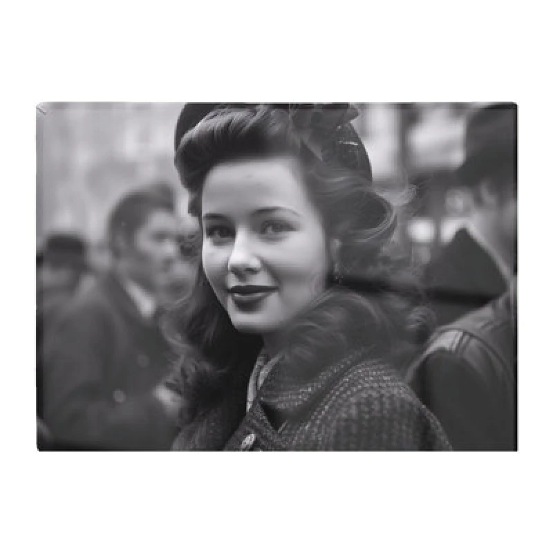 Image of Warren Reed Designer Nostalgic Beauty On The Street Chopping Board