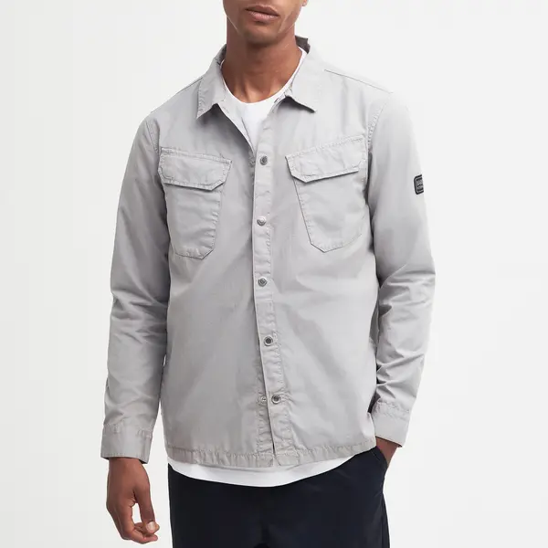 Image of Barbour International Gear Cotton Overshirt - L