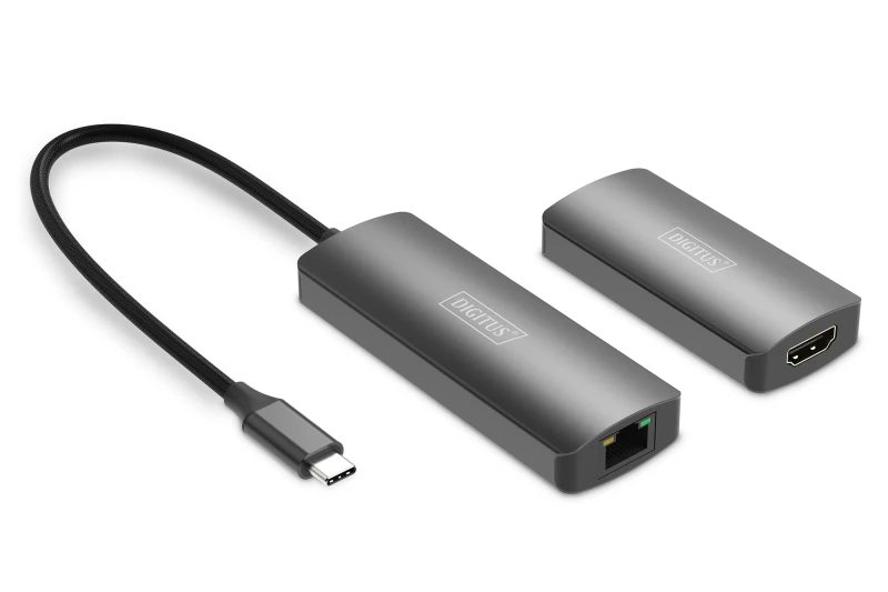 Image of Digitus 4K video extender (USB-C - HDMI). 30 m