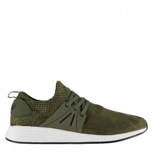 Image of Delray Wavey Micro Trainers - Olive/White