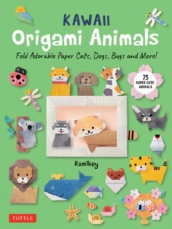 Image of Kawaii Origami Animals : Fold Adorable Paper Cats, Dogs, Bugs and More! (75 Easy-to-Fold Projects!) Paperback / softback