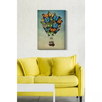 Image of Kanvas Tablo (50 x 70) - 134 Multicolor Decorative Canvas Painting