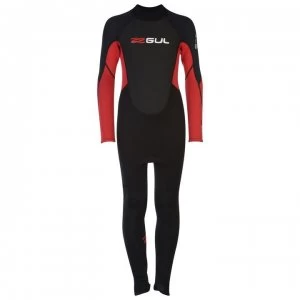 Image of Gul Contour Wetsuit Full Length Junior Boys - Black/Red