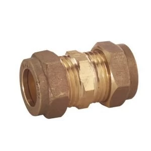Image of Plumbsure Compression Straight Coupler Dia22mm