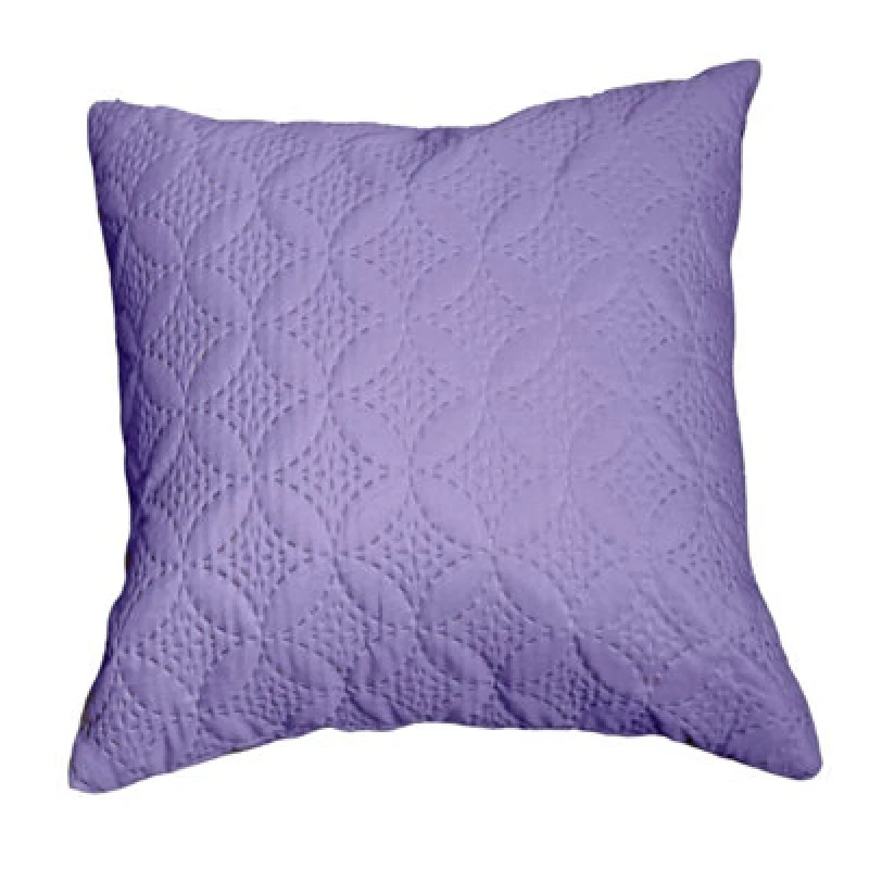Image of Homescapes Ultrasonic Mauve Quilted Embossed Cushion Cover, 40 X 40 Cm