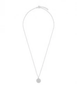 Image of Accessorize Sterling Aztec Coin Pendant - Silver