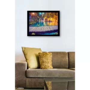 Image of SC0764 Multicolor Decorative Framed MDF Painting
