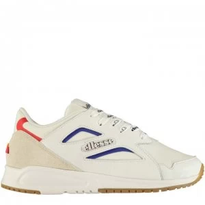 Image of Ellesse Contest Leather Trainers - White