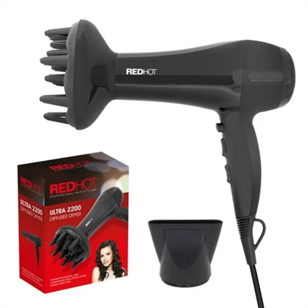 Image of Red Hot Professional 37019 2200W Hair Dryer