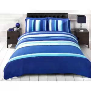 Image of Rapport Home Furnishings Double Detroit Duvet Set Blue