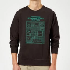 Image of Nintendo NES Controller Blueprint Sweatshirt - Black