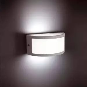 Image of Gray garden wall light Negus 1 bulb