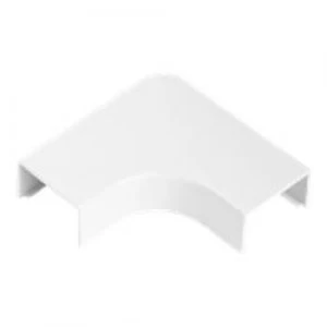 Image of StarTech.com Wall Cable Raceway with Adhesive Tape - 19x11mm - Lateral Elbow