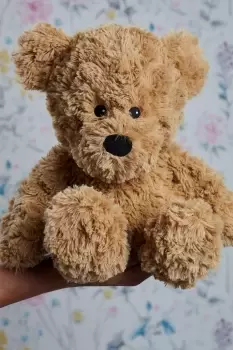 Image of Warmies Fully Heatable Brown Curly Bear Cuddly Toy Scented with F...
