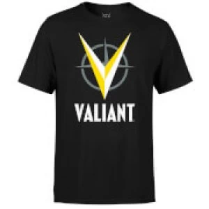 Image of Valiant Comics Logo Yellow T-Shirt - Black - M