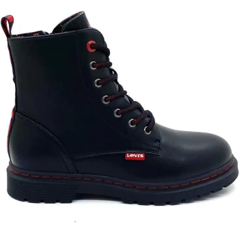 Image of Levis Clover High Top Boot - Black