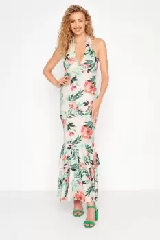 Image of Tall Halter Neck Maxi Dress