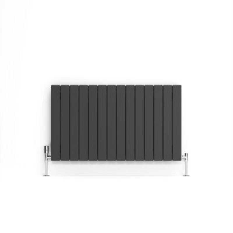 Image of Terma Forte Metallic Grey Hydronic Horizontal Or Vertical Designer 2425Btu Radiator, (W)1032mm X (H)600mm