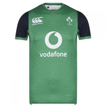 Image of Canterbury Ireland Drill T Shirt Mens - Green Marl