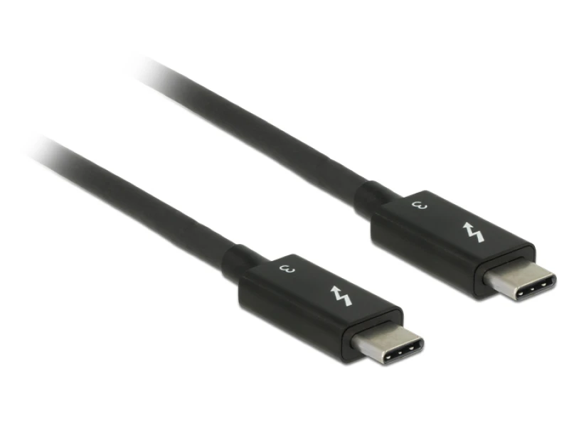 Image of DeLOCK 84844 USB cable USB 3.2 Gen 2 (3.1 Gen 2) 0.5 m USB C Black