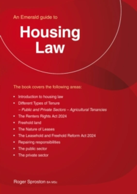 Image of An Emerald Guide to Housing Law Paperback / softback