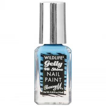 Image of Barry M Cosmetics Wildlife Nail Paint 10ml (Various Shades) - Ocean Blue