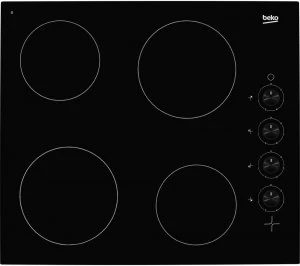 Image of Beko HIC64102 4 Zone Electric Ceramic Hob