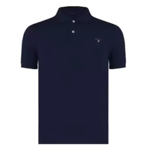 Image of Gant Boys Pique Polo Shirt - Blue