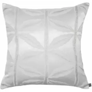 Image of Prestigious Textiles Palm Leaf Cushion Cover (55cm x 55cm) (Opal Grey) - Opal Grey