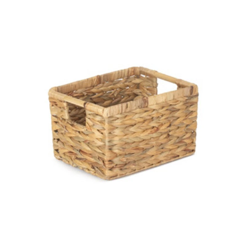 Image of Red Hamper Wh024/2 Medium Nordic Water Hyacinth Storage Basket