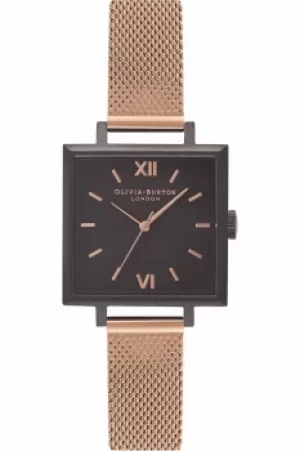 Image of Ladies Olivia Burton Square Dials Watch OB16SS07