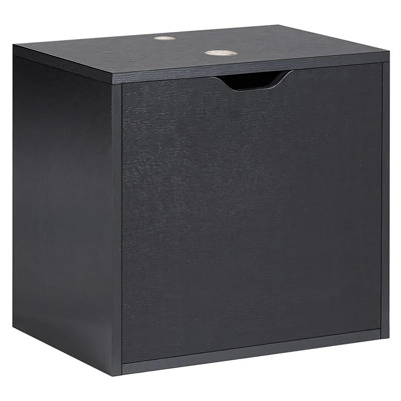Image of Beliani Wall Mounted Vanity Unit Suzano 45cm Black