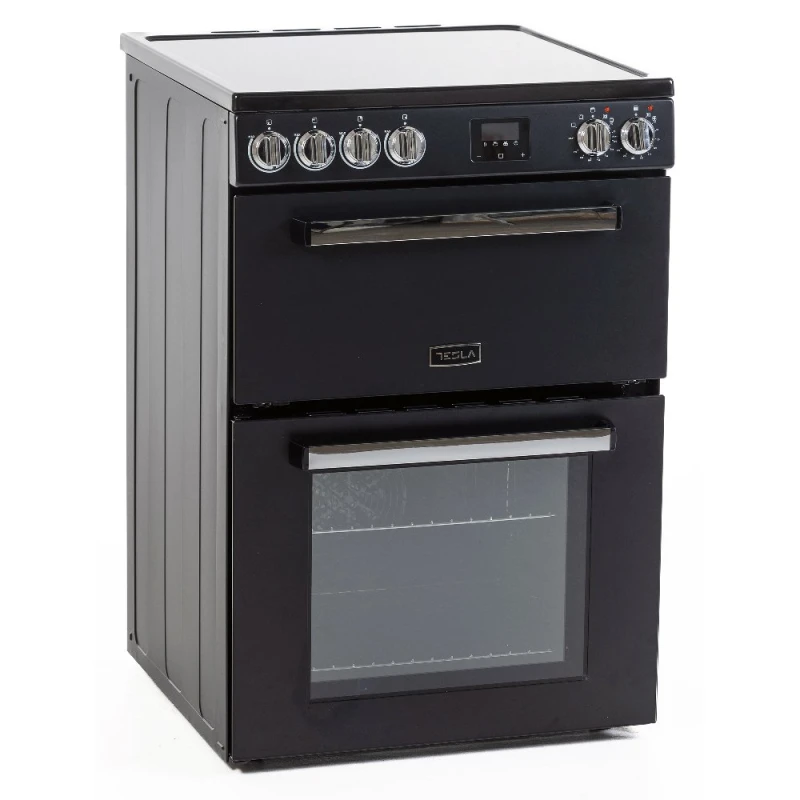 Image of Tesla TMRC60B 60cm Freestanding Ceramic Cooker - BLACK TMRC60B
