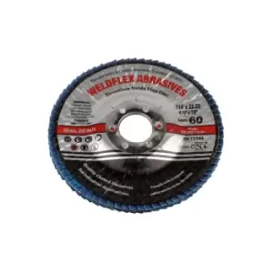 Image of Weldfast - Zirconium Flap Disc - 115mm - 60 Grit - WLD00184