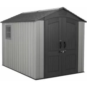 Image of Lifetime 7 Ft. x 9.5 Ft. Outdoor Storage Shed - Storm Dust