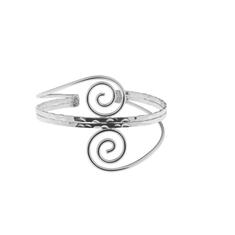 Image of Tianguis Jackson Womens Two Swirls Pendant Silver female One Size