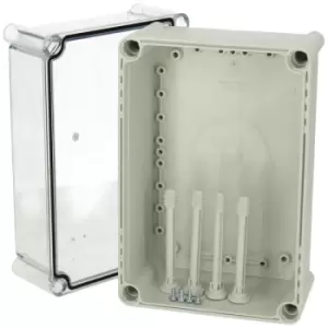 Image of Fibox 5330070 PC 28x19x18cm T Enclosure, PC Transparent cover