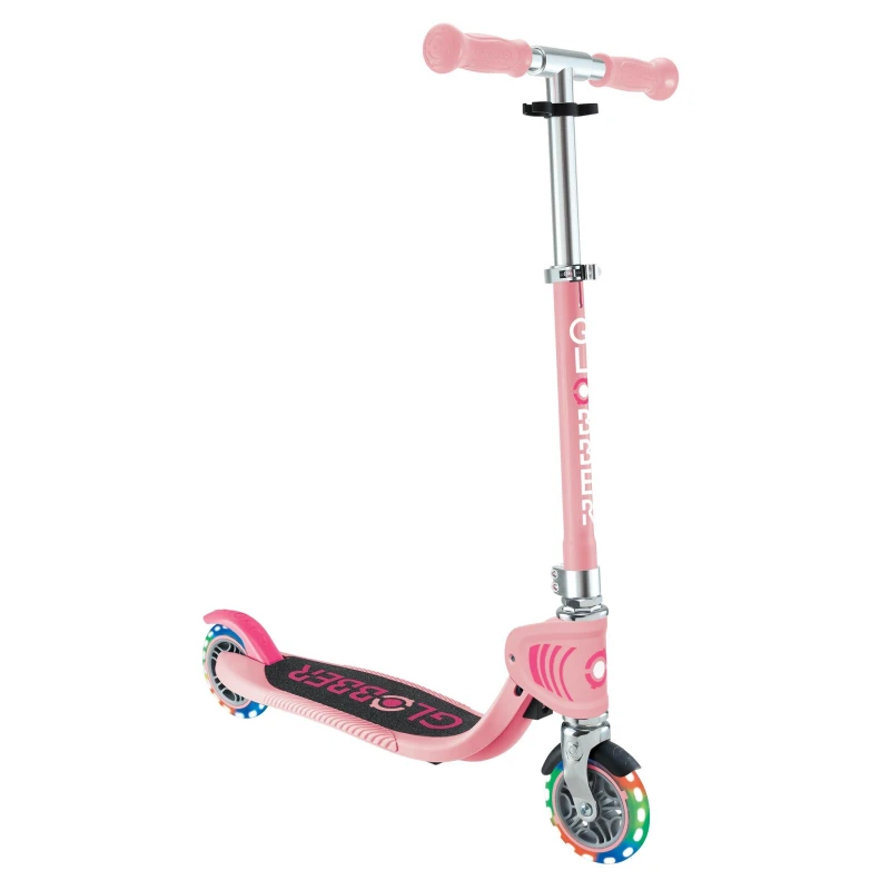 Image of Globber Globber Flow Kids Foldable 2 Wheel Scooter - Pastel Pink