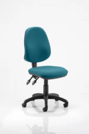 Image of Eclipse II Lever Task Operator Chair Bespoke Colour Teal