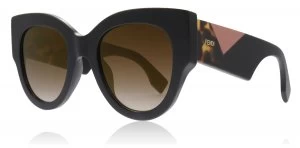 Image of Fendi FF0264/S Sunglasses Black 807 51mm