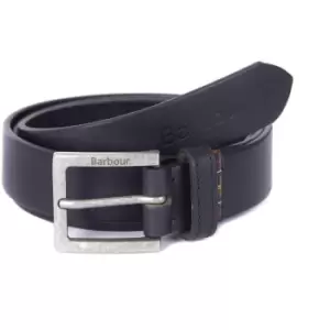 Image of Barbour Pull Up Leather Belt - Black