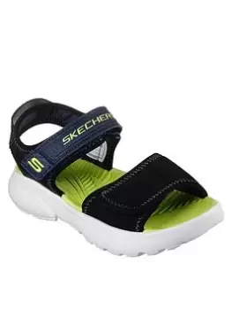 Image of Skechers Boys Razor Splash River Sandal, Black, Size 11 Younger