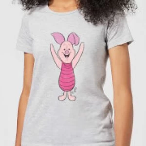 Image of Disney Winnie The Pooh Piglet Classic Womens T-Shirt - Grey - S