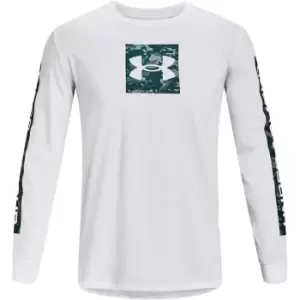 Image of Under Armour Camo Box T Shirt Mens - White