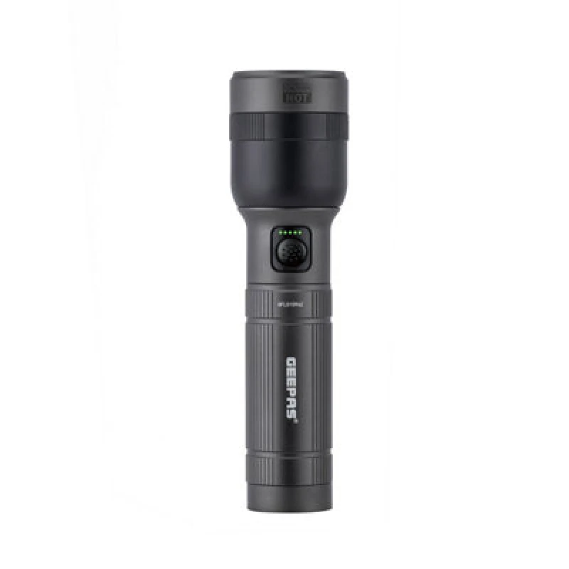 Image of Geepas 2000 Lumen Zoomable LED Flashlight 10H Runtime