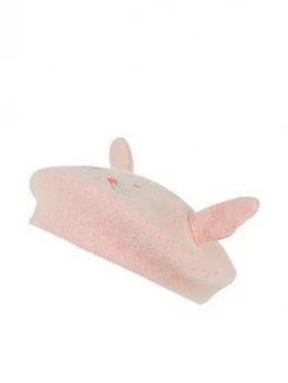 Image of Monsoon Baby Girls Bunny Ears Beret - Pink