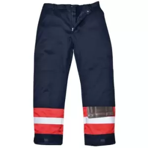 Image of Portwest - FR56NARL - sz L Bizflame Plus Trouser - FR56 Navy Regular - Navy