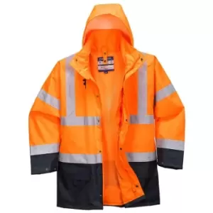 Image of Portwest S766ONRM - sz M Essential 5-in-1 Two-Tone Jacket - Orange/Navy - Orange/Navy
